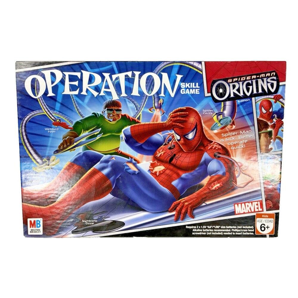 Operation Spider-Man Origins Edition Vintage 2005 Milton Bradley 99% Complete